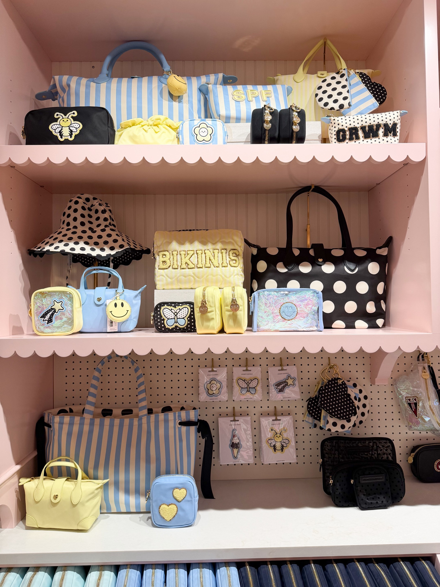 Stoney clover travel bags // polka dot tote // striped tote 

#LTKTravel