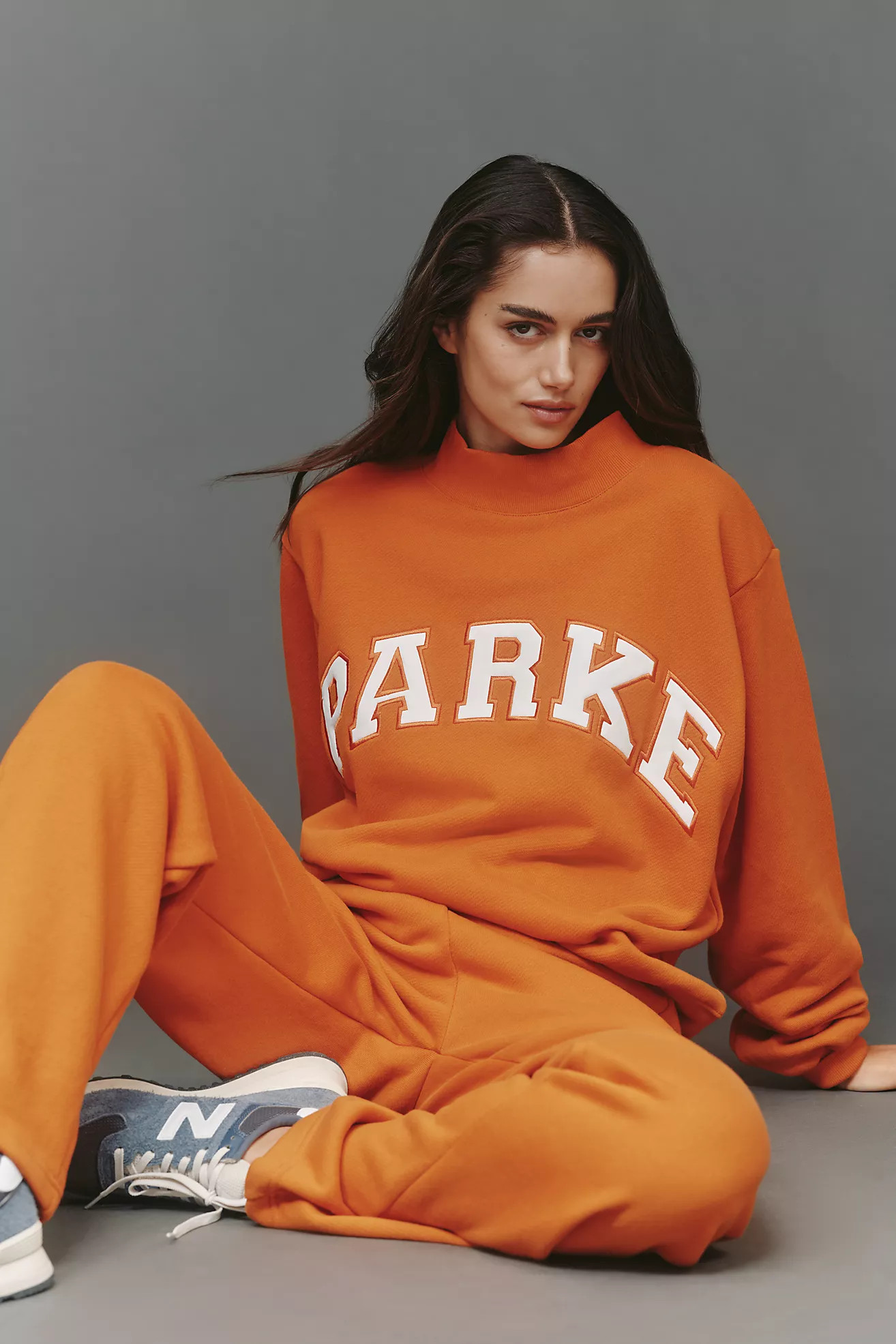 PARKE Varsity Mock-Neck Sweatshirt | Anthropologie (US)