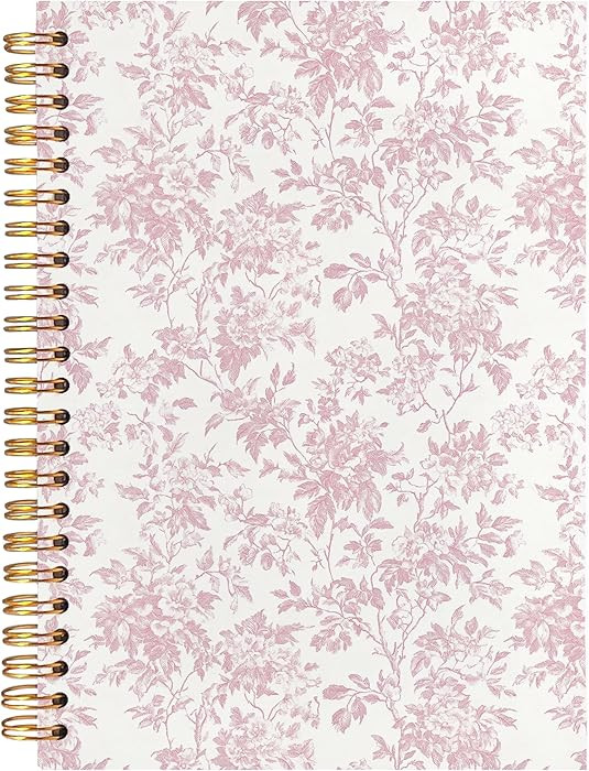 BearCake Pink Floral Chinoiserie Grandmillennial Notebook Journal,Aesthetic Notebook, Chinoiserie... | Amazon (US)