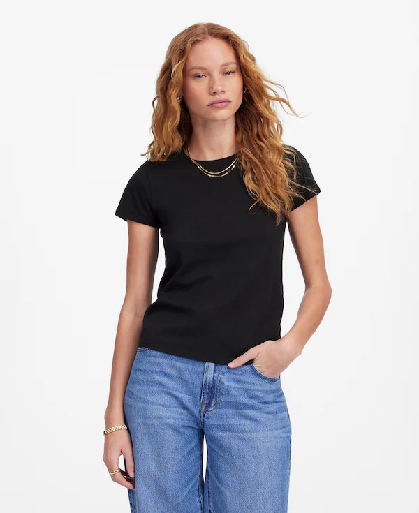 Essential Slim Tee in Lightweight Cotton | Madewell