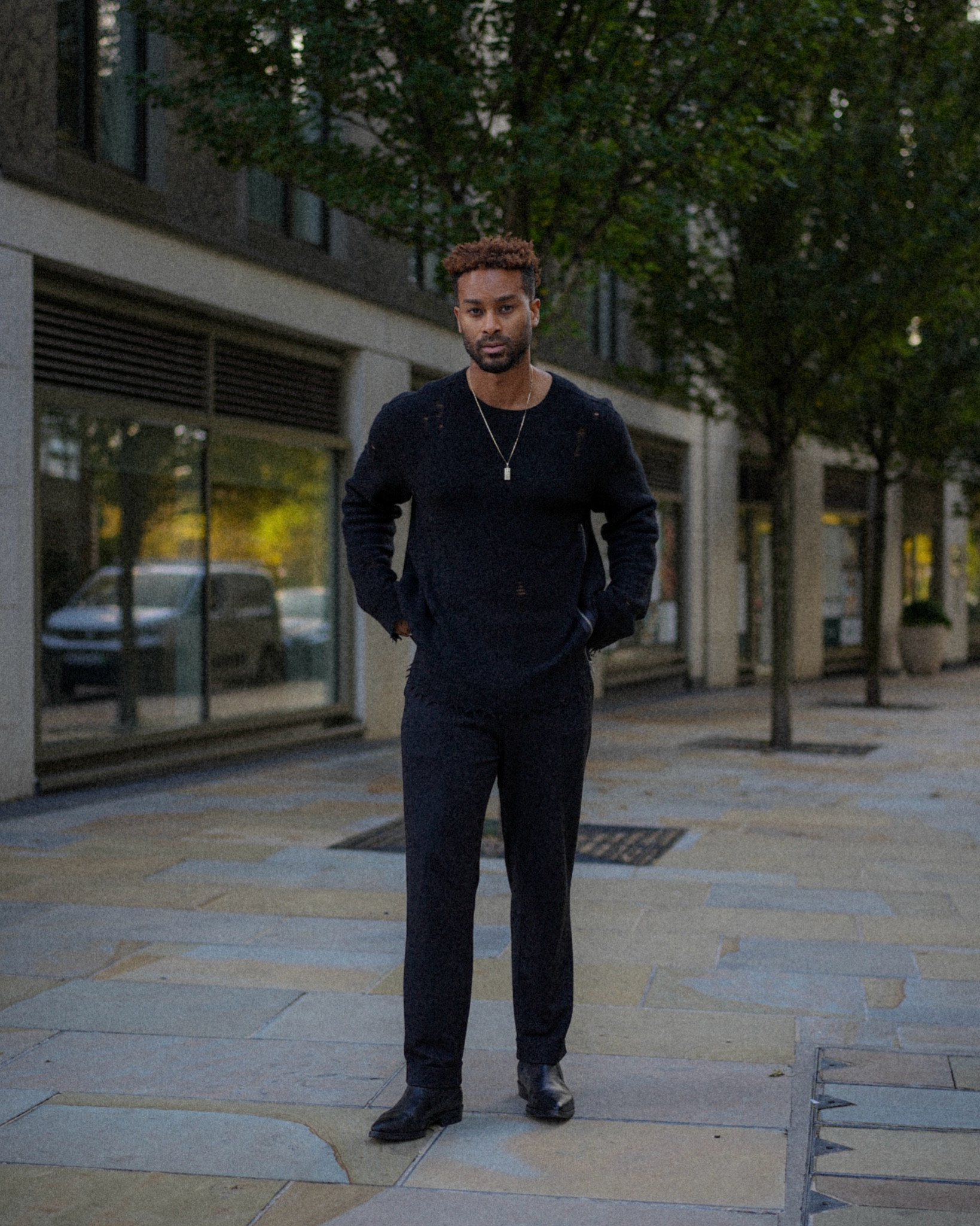 Men's fashion, smart casual look, Men's fashion, all saints knitwear, men's black trousers, Allsaints, smart trousers, men's outfit inspo, winter fashion, transitional outfit, men's styling, silver accessories, chelsea boots, street style, black leather boots, men’s jumper

#LTKmens #LTKstyletip #LTKSeasonal