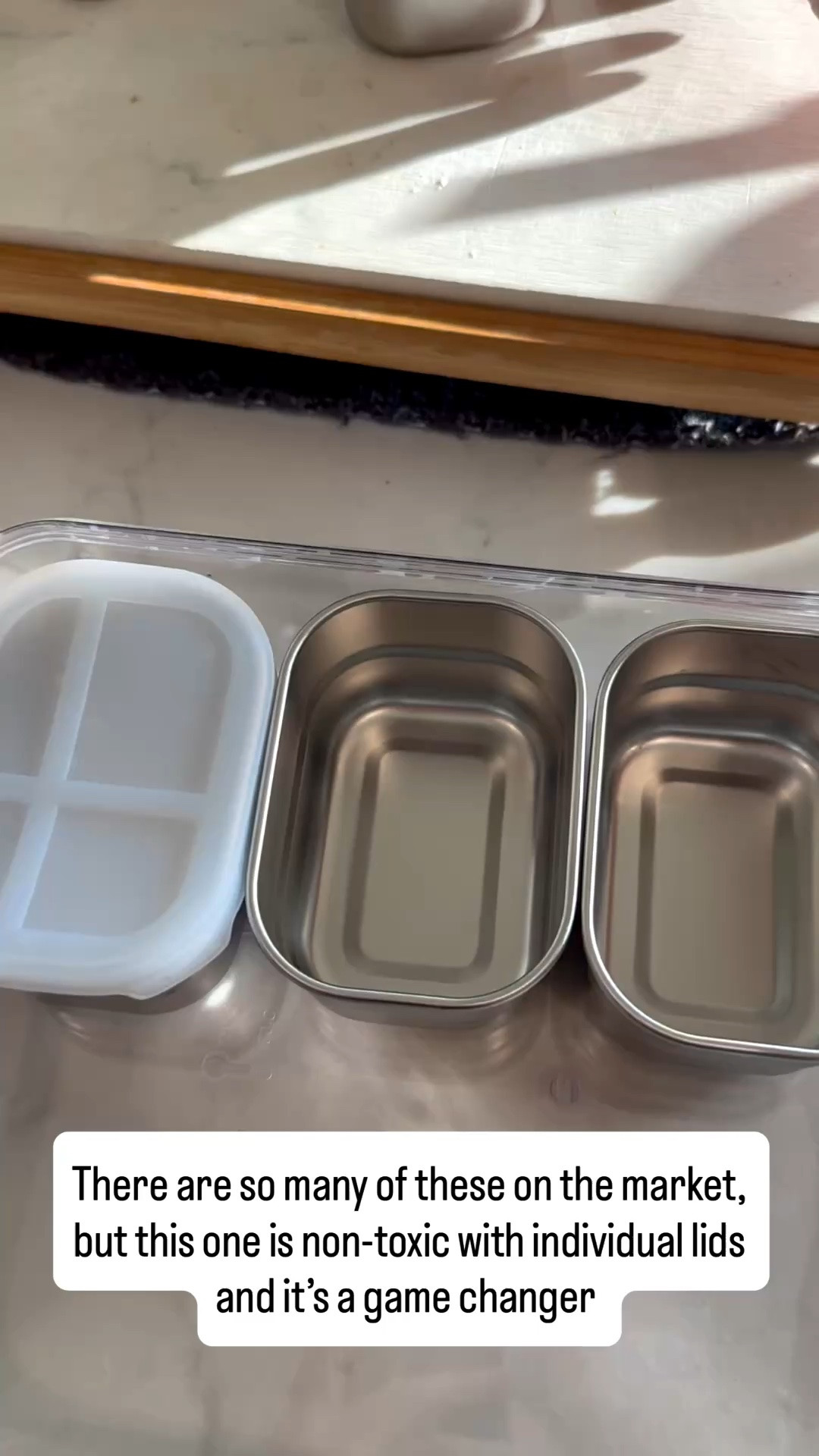 Summer upgrade ☀️🤍 this stainless steel snack box has been on repeat over here!

The individual lids for each compartment are a total game changer—no more snacks mixing together in the bag. Perfect for pool days, park hangs, and on-the-go summer life.

Linked here if you want to grab one ✨

#healthylunchideas #lunchboxideas #stainlesssteel #momfinds

#LTKmomlife #LTKHome #LTKKids