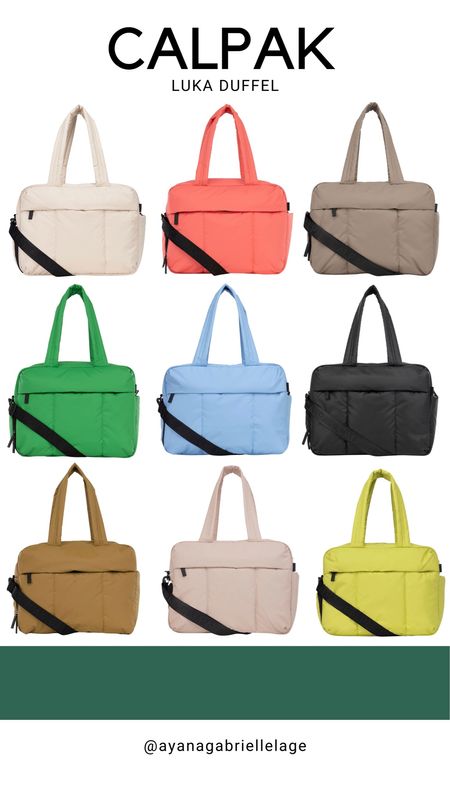 Calpak luka duffel bag!!

Tote bag, overnight bag, travel bag, travel must haves, carry on bag

#LTKtravel #LTKitbag #LTKSeasonal