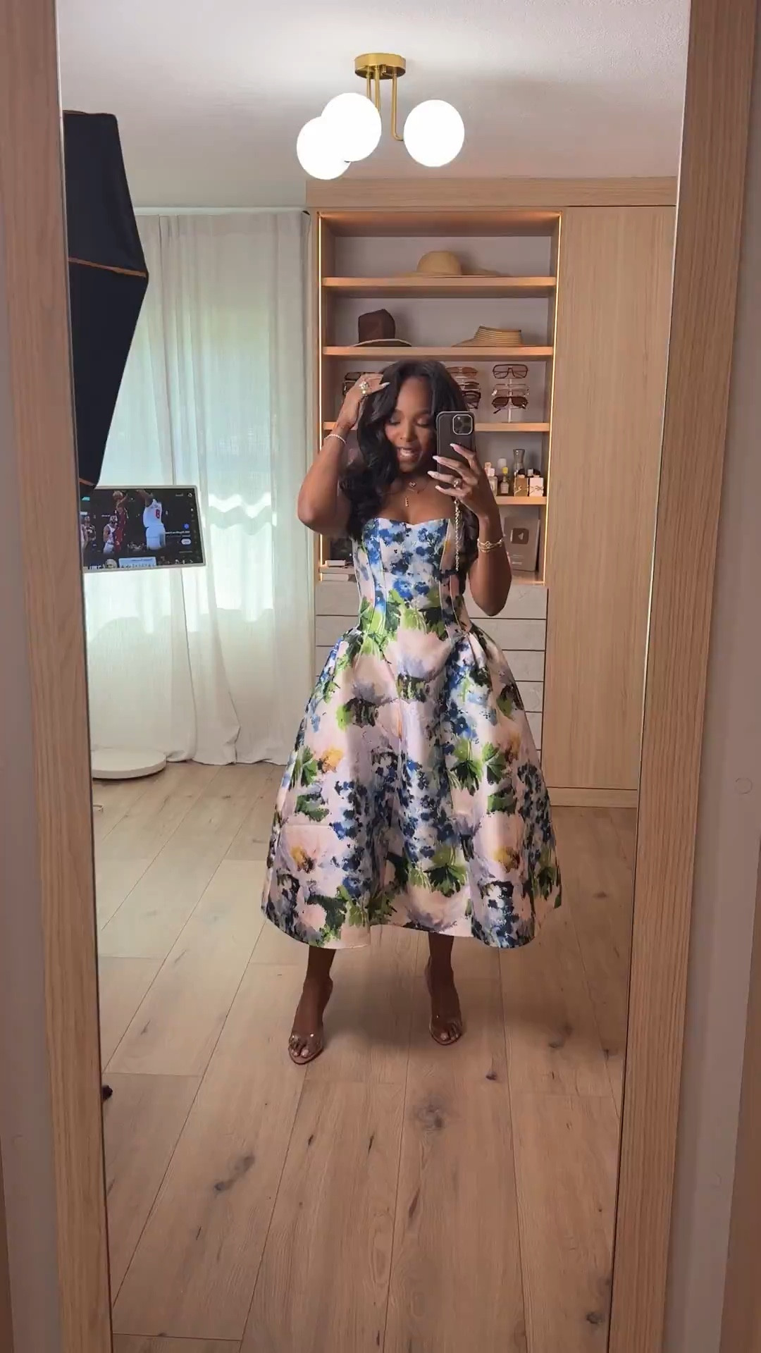 Scroll to shop this statement floral dress 💐

This structured midi dress is such a standout—fitted through the top with a full skirt that gives that perfect feminine silhouette. It’s one of those pieces that instantly elevates your look and stays timeless, so the cost per wear keeps dropping every time you bring it out.

Perfect for weddings, special events, date nights, and spring celebrations.

📏 Measurements: 5’4”, 140 lbs, 34D bust, 27” waist, 40” hips

Follow me on Instagram and YouTube @kirasfashionfinds  

#LTKgrwm #LTKPetite #LTKootd