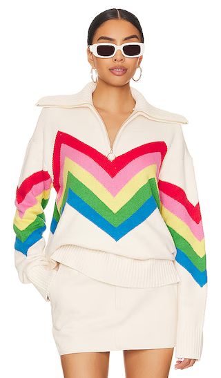 Weston Half Zip Pullover in Rainbow Slope | Revolve Clothing (Global)