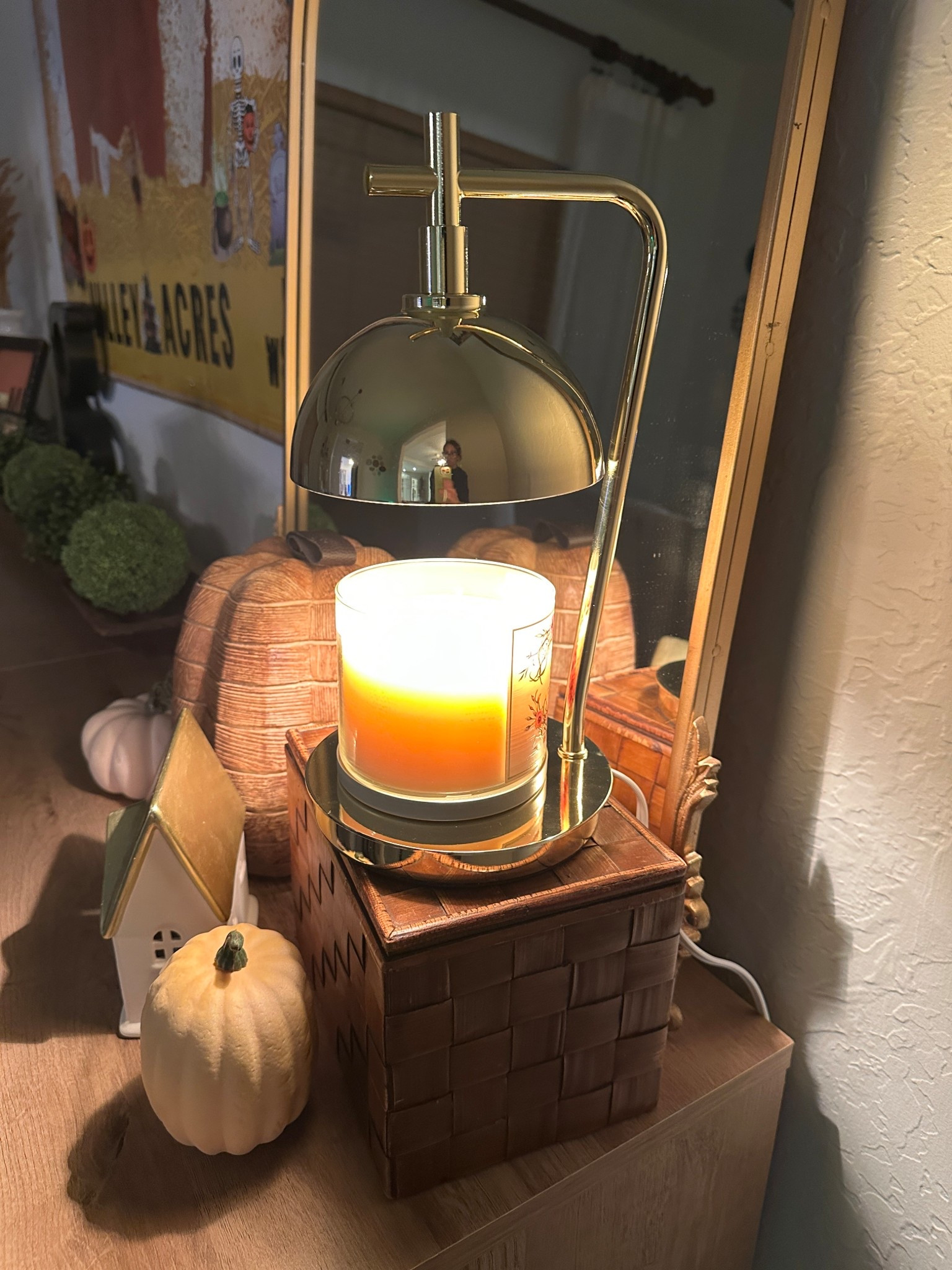Pretty gold candle warmer frotart

#LTKFindsUnder50 #LTKHome