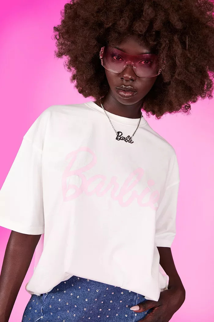 Barbie Printed Oversized T-shirt | Boohoo.com (US & CA)