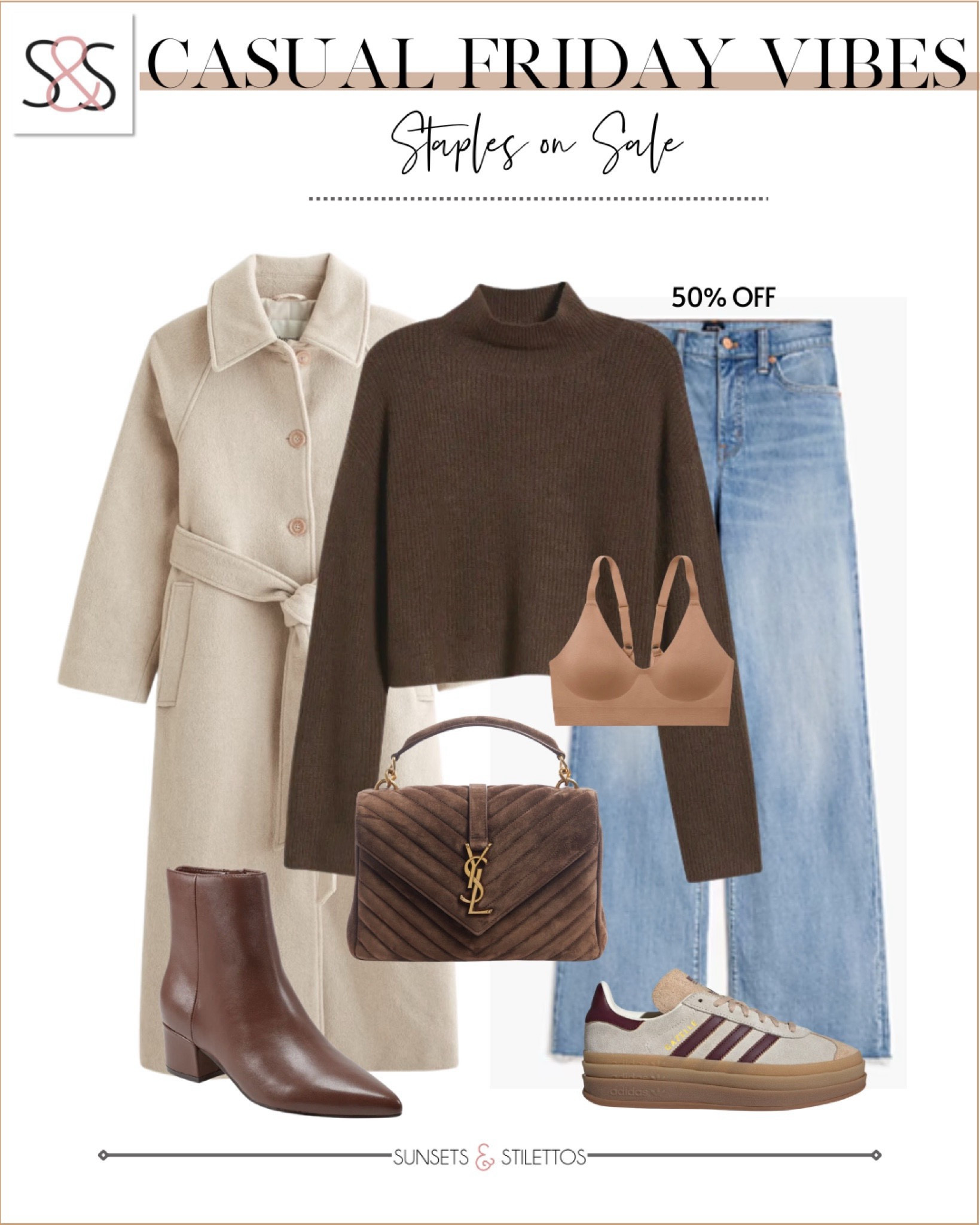 Oversized chunky sweater with a wool coat is the best way to beat winter. Pair with adidas sneakers for a great casual work look this holiday season!

Sunsets and Stilettos, workwear, Christmas outfit inspo

#LTKSeasonal #LTKFindsUnder50 #LTKOver40