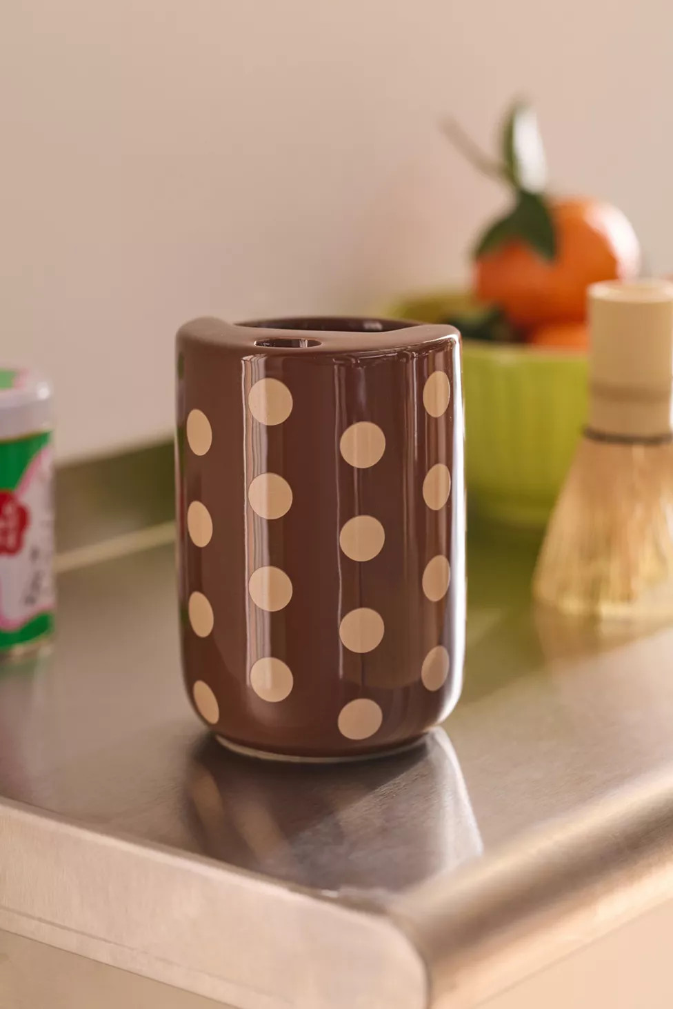 Patterned Matcha Ceramic Sipper | Urban Outfitters (US and RoW)