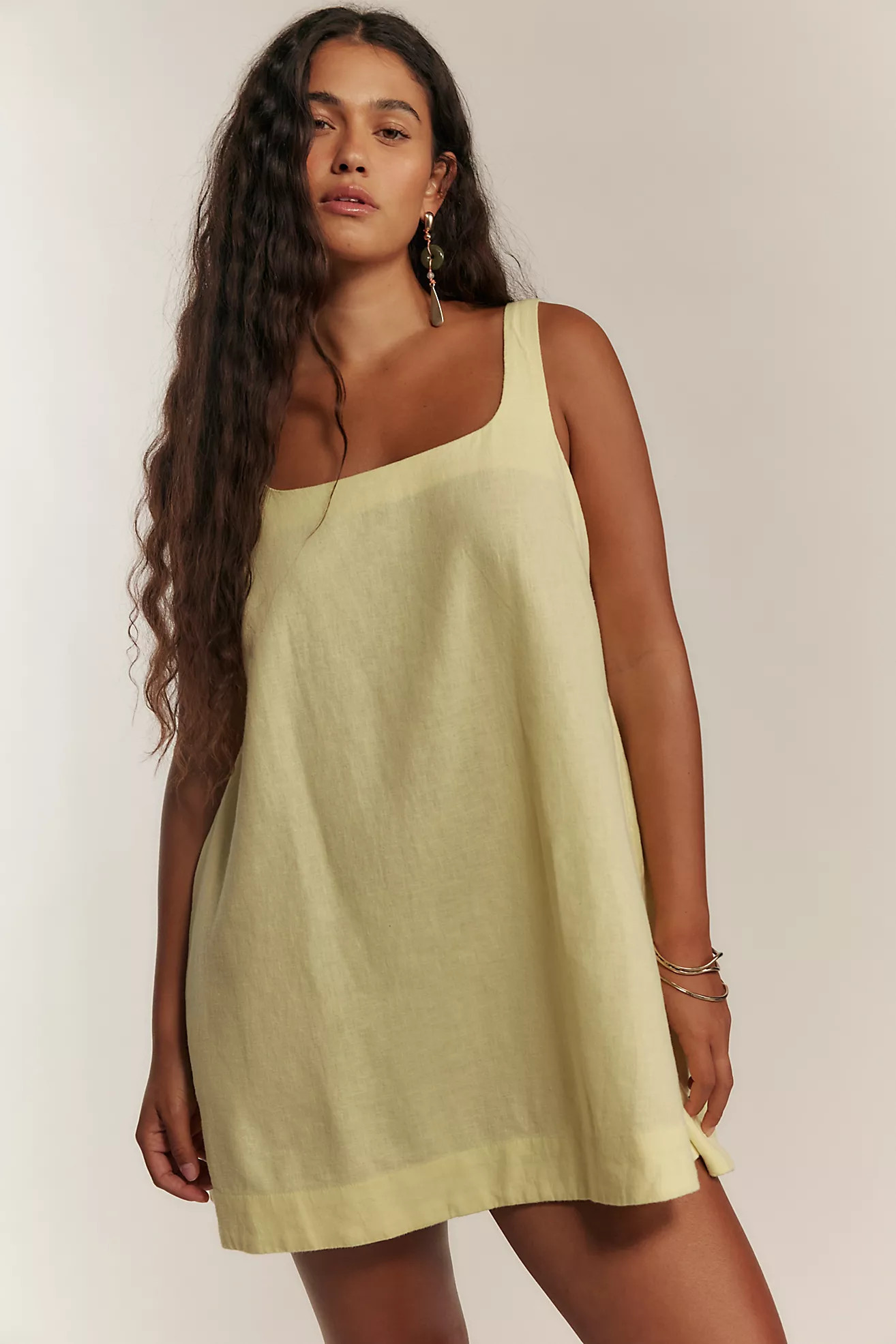 Breezy Linen Mini Dress | Free People (Global - UK&FR Excluded)