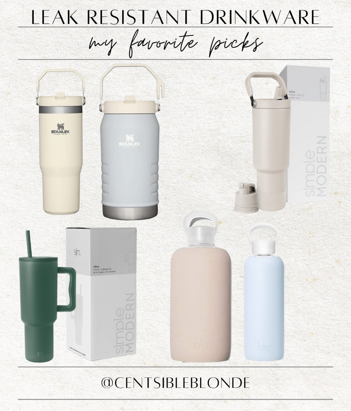 Water bottle, water cup, BKR, Stanley, simple modern, travel cup, 
leakproof cup, leak resistant cup, drinking cup, drinkware, workout, gift idea, Christmas gift, gift exchange, glass water bottle, ice flow, 
best water bottles

#LTKTravel #LTKActive #LTKGiftGuide