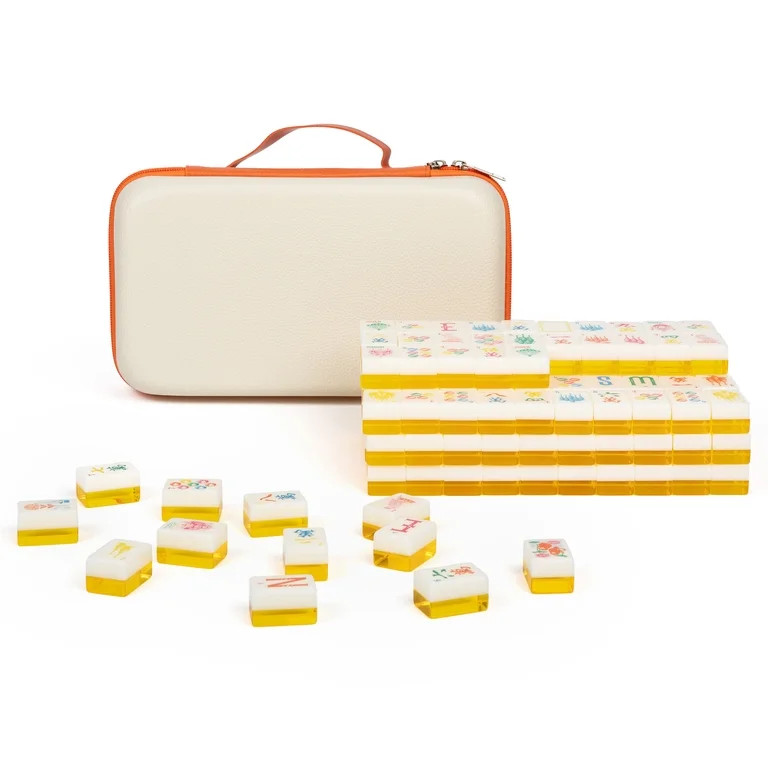 Maison Lude Cirquejong 160 Piece Mahjong Tiles with Carry Case | Walmart (US)