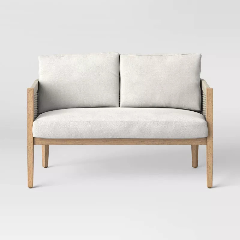 Pasadena Patio Loveseat - Gray - Threshold™ designed with Studio McGee | Target
