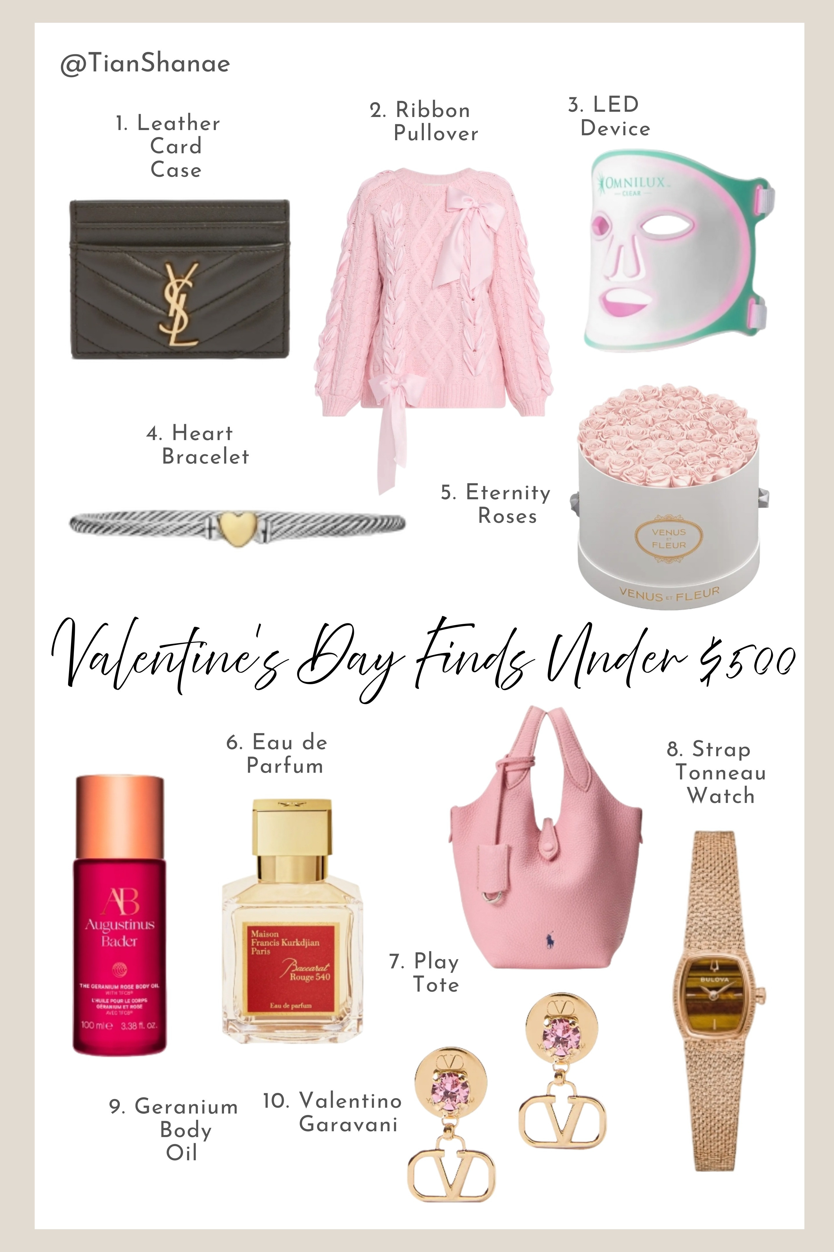 Make the holiday extra special with these curated Valentine's Day finds under $500. From designer accessories and luxury fragrances to timeless jewelry and high-end home decor, these elevated picks are perfect for gifting or treating yourself. Tap to shop my top luxury Valentine's Day gift guide! #ValentinesDay #LuxuryGifts #GiftGuide 

 #LTKValentine #LTKdayinmylife #LTKSaleAlert