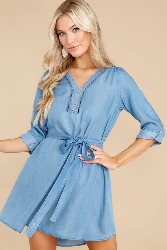 The Perfect Day Chambray Dress | Red Dress 