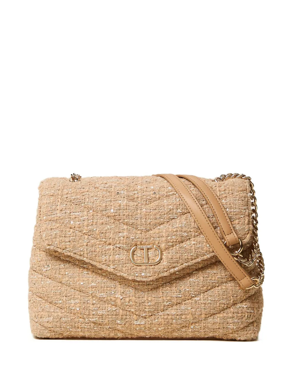 TWINSET Dreamy quilted chain bag - Neutrals | Farfetch Global