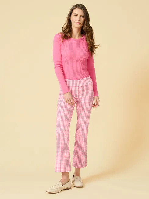 Ivy Pants in Gingham | J.McLaughlin
