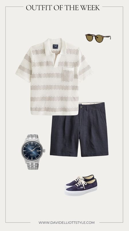 The outfit of the week - the inverse of a fit I wore for a summer bbq. Love the textures and breathable pieces!

#LTKMens