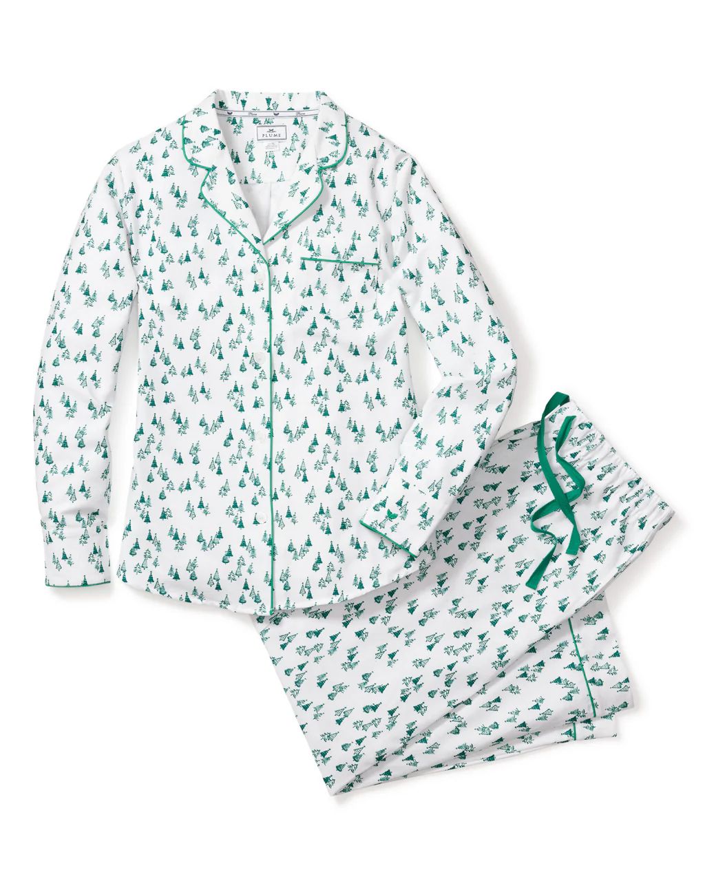 Women's Evergreen Forest Pajama Set | Petite Plume