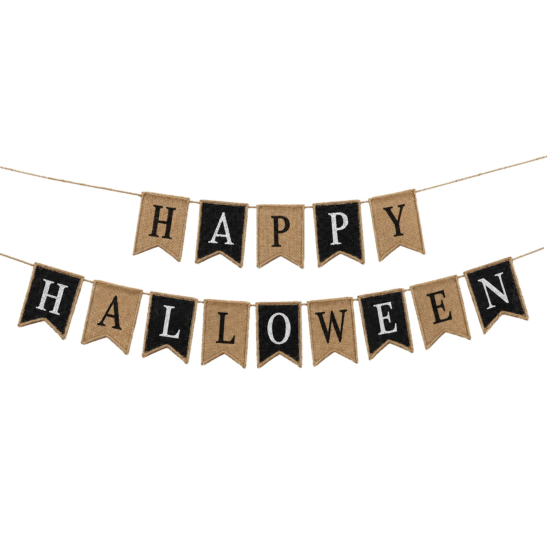 Halloween Burlap Garland | Becki Owens Living