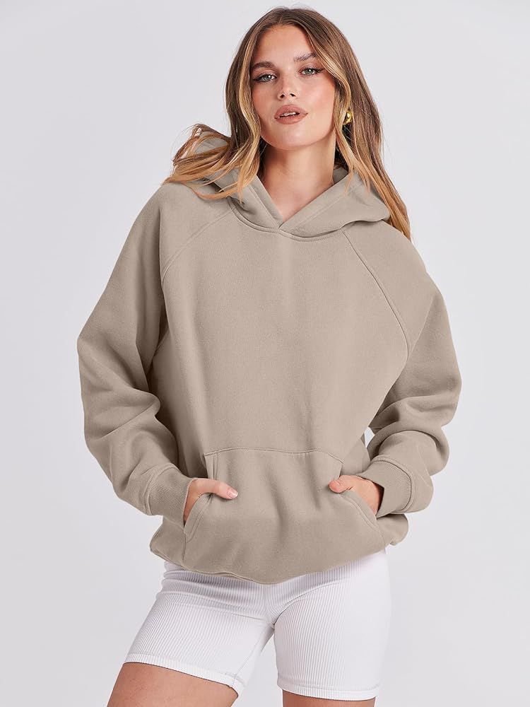 Caracilia Women Hoodies Oversized Sweatshirts Fleece Sweaters Long Sleeve Shirts Cute Loose Y2K C... | Amazon (US)