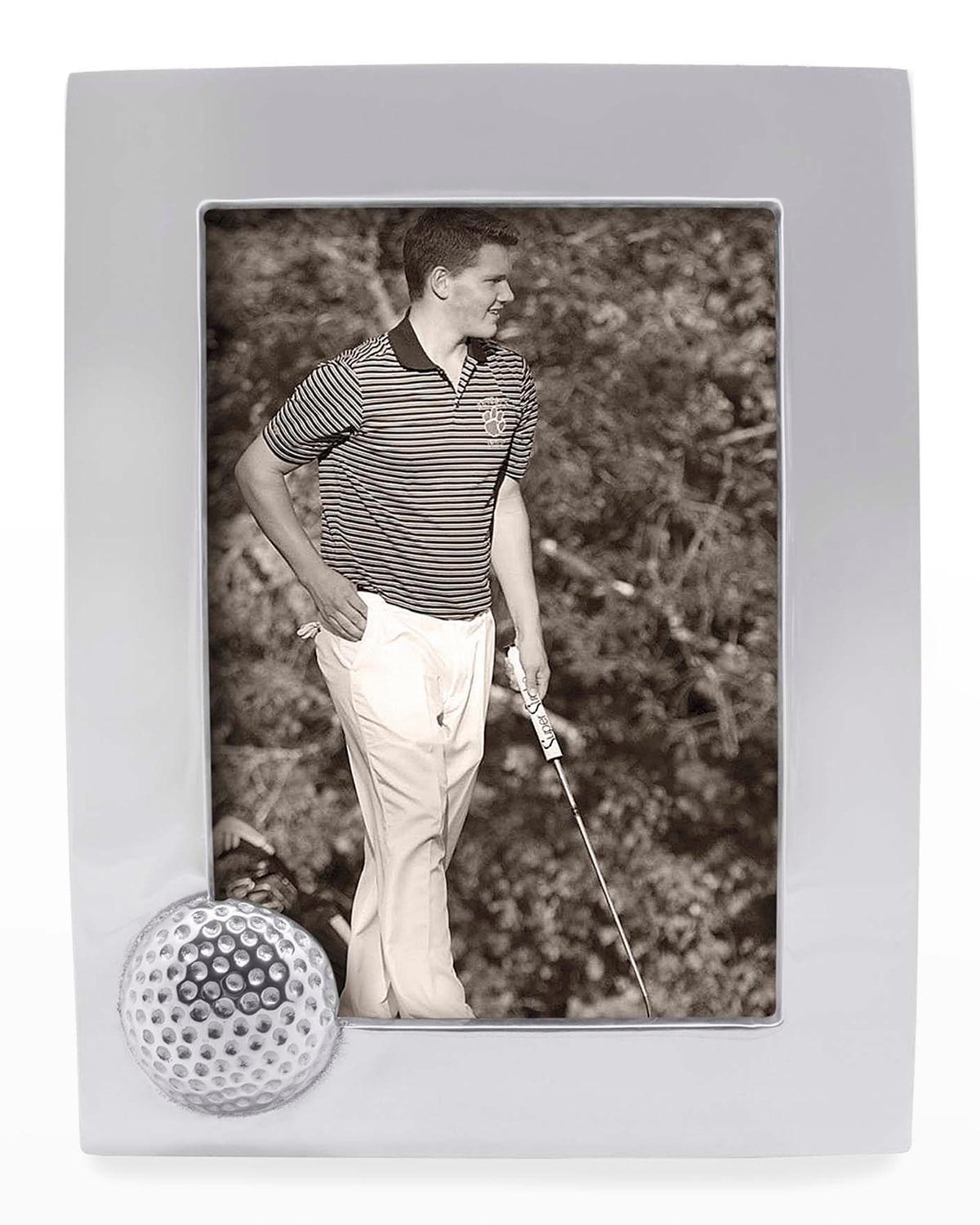 Golf Ball Picture Frame, 5" x 7 | Horchow