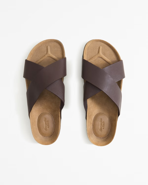 Crossover Cork Slides | Abercrombie & Fitch (US)
