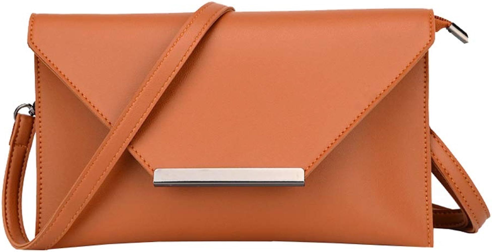 Women's Envelope Crossbody Bag Multi-Layers Clutch Leather Wristlet Classic Shoulder Bag -Sibalas... | Amazon (US)