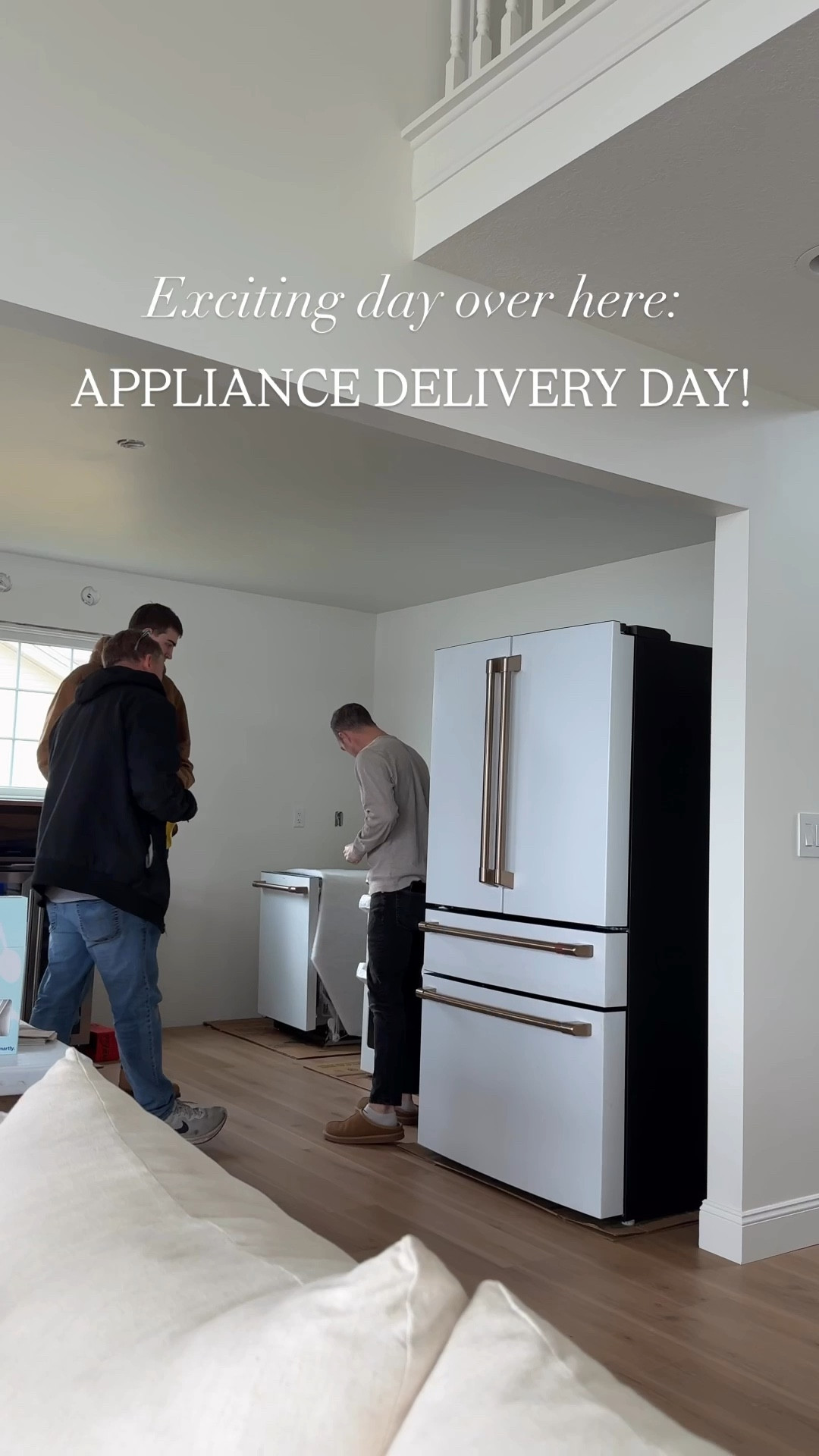 APPLIANCE DELIVERY DAY! ✨ Nothing makes a kitchen feel real like new appliances arriving! After loving our GE Café appliances in our last home, we knew we had to get them again—10/10 recommend!

Here’s why we’re obsessed:
✔️ Built-in water dispenser + auto-fill pitcher in the fridge (hydration = effortless!)
✔️ Double oven for multitasking meals & hosting
✔️ Third rack in the dishwasher = extra space for silverware & utensils

If you’re shopping for appliances, or favorites are linked! Have questions about these? Drop them below! ⬇️ 

#GEcafe #KitchenRemodel #HomeDesign #LTKhome #KitchenUpgrade

#LTKHome