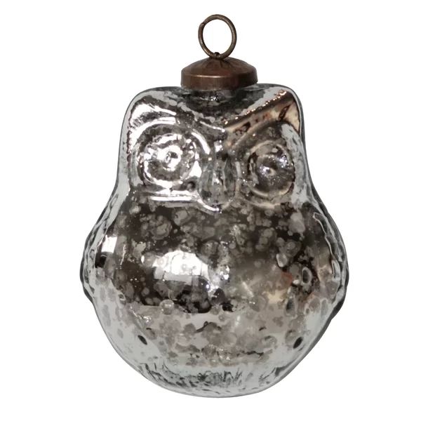 Mercury Glass Owl Ornament | Wayfair North America
