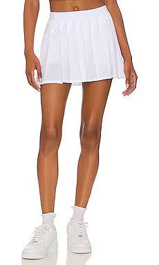 alo Varsity Tennis Skirt in White from Revolve.com | Revolve Clothing (Global)