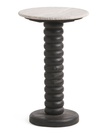 Marble Top Side Table | TJ Maxx