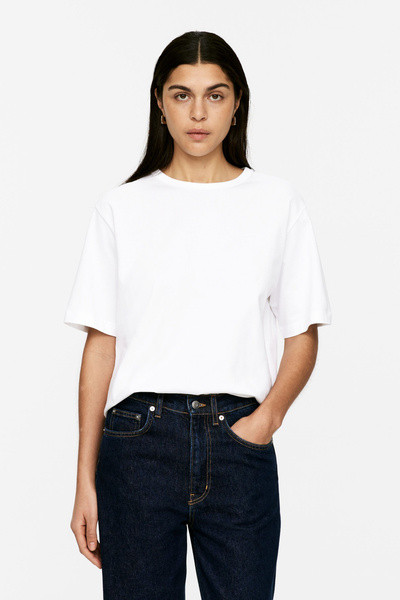 Midweight T-Shirt – White – Women – ARKET GB | Arket UK