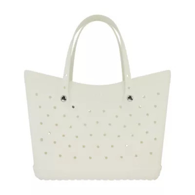 Crocs Large Classic Tote, White | Belk