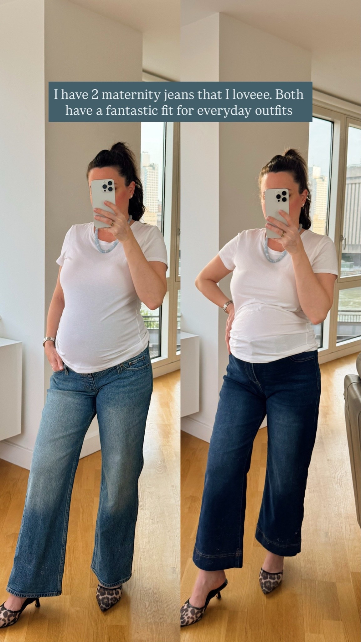 Medium Wash, 27 Short
Dark Wash, size Small

Maternity jeans

#LTKBump #LTKmomlife