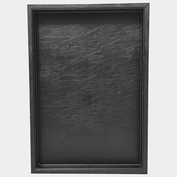 20 * 14 inches High-End Light Luxury Leather Rectangle Oversized Service Tray for Ottoman Tray, C... | Amazon (US)