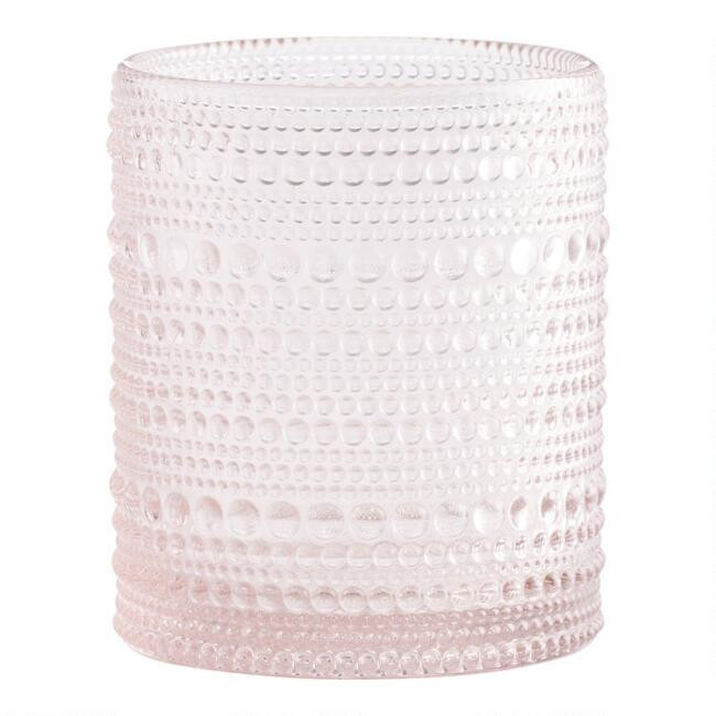Jupiter Pink Double Old Fashioned Glass | World Market