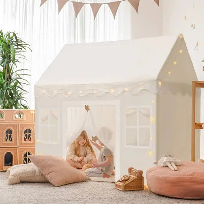 Tiny Land® Natural Cream Playhouse | Wayfair North America