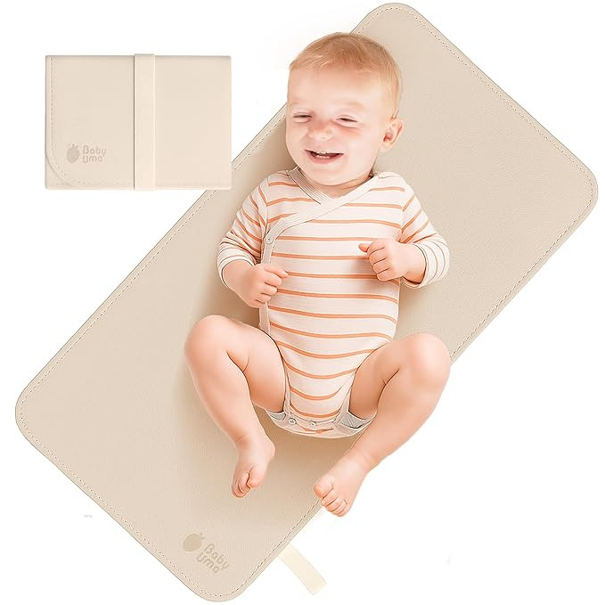 Baby Uma Vegan Leather Baby Changing Mat - Waterproof & Wipeable Changing Pad, XL for Growing Bab... | Amazon (US)