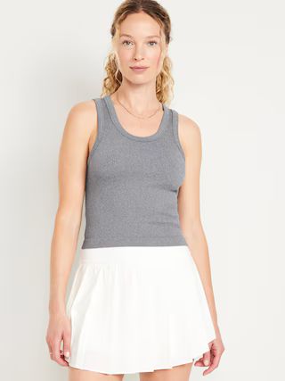 Fitted Seamless Ribbed Tank Top | Old Navy (US)