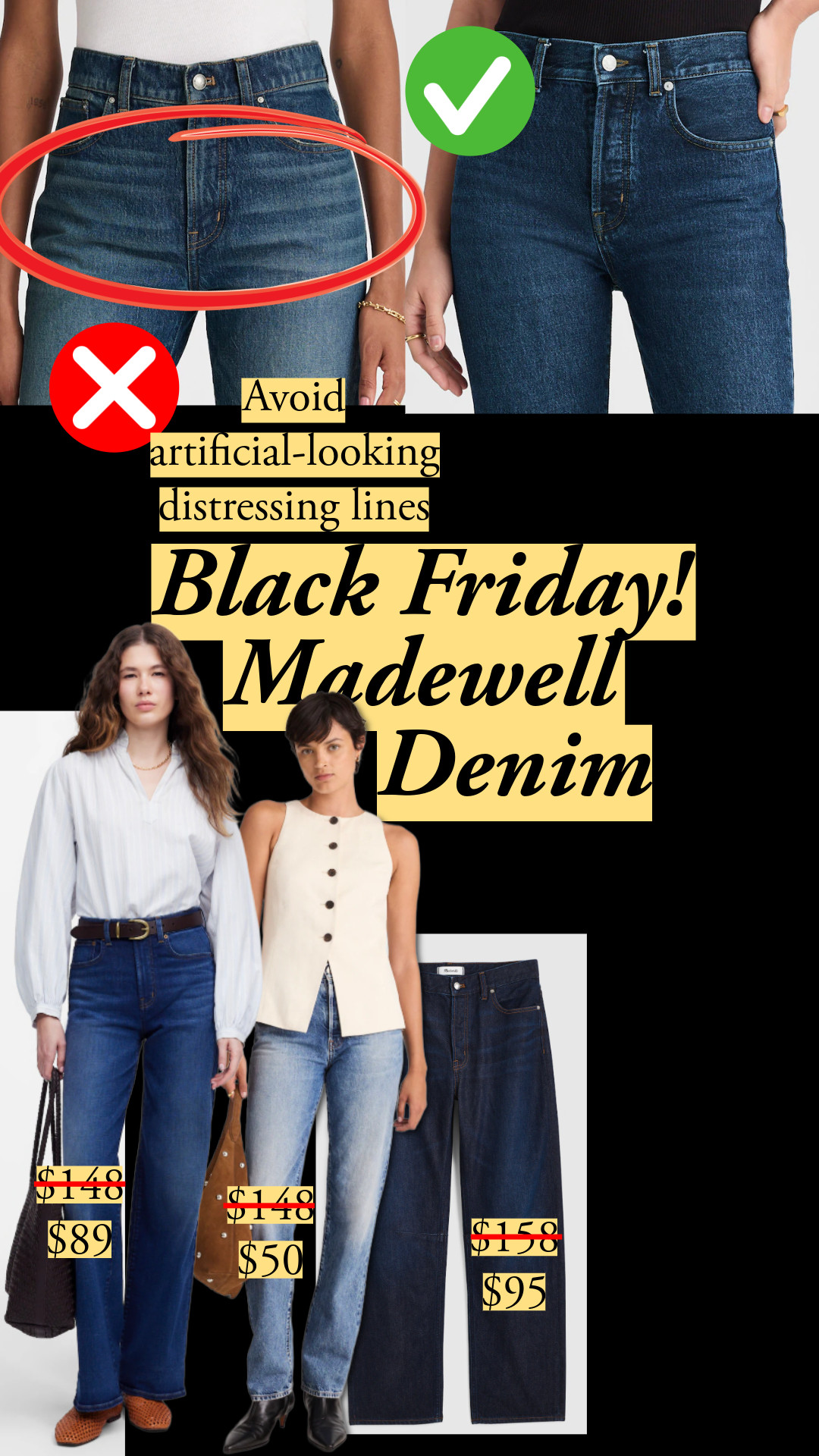 🌟40% off with code LETSGO
November 20, 2025, 12:01am ET, through November 26, 2025, 11:59pm ET.

🌟Valid online on select items marked “40% off with code LETSGO” and on sale items marked “Extra 40% off with code LETSGO

Black Friday | Madewell | Denim | Jeans | fall sale! 

 #LTKSeasonal #LTKSaleAlert #LTKFindsUnder100