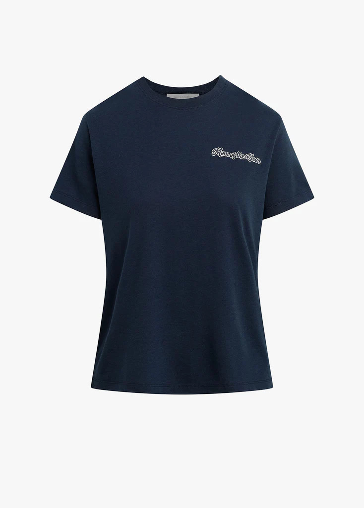 THE MOM OF THE YEAR VARSITY CHEST LOGO TEE | Favorite Daughter