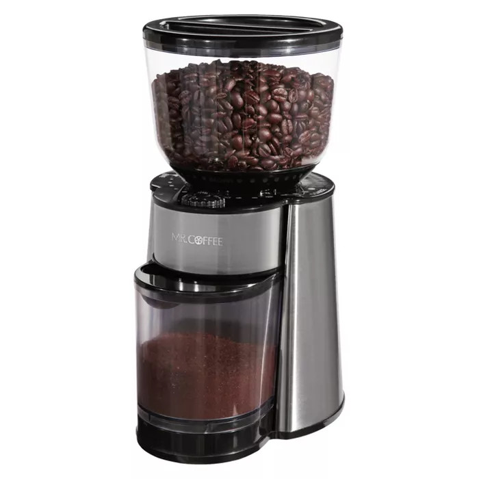 Mr. Coffee Automatic Burr Mill Grinder - Stainless Steel BVMC-BMH23 | Target