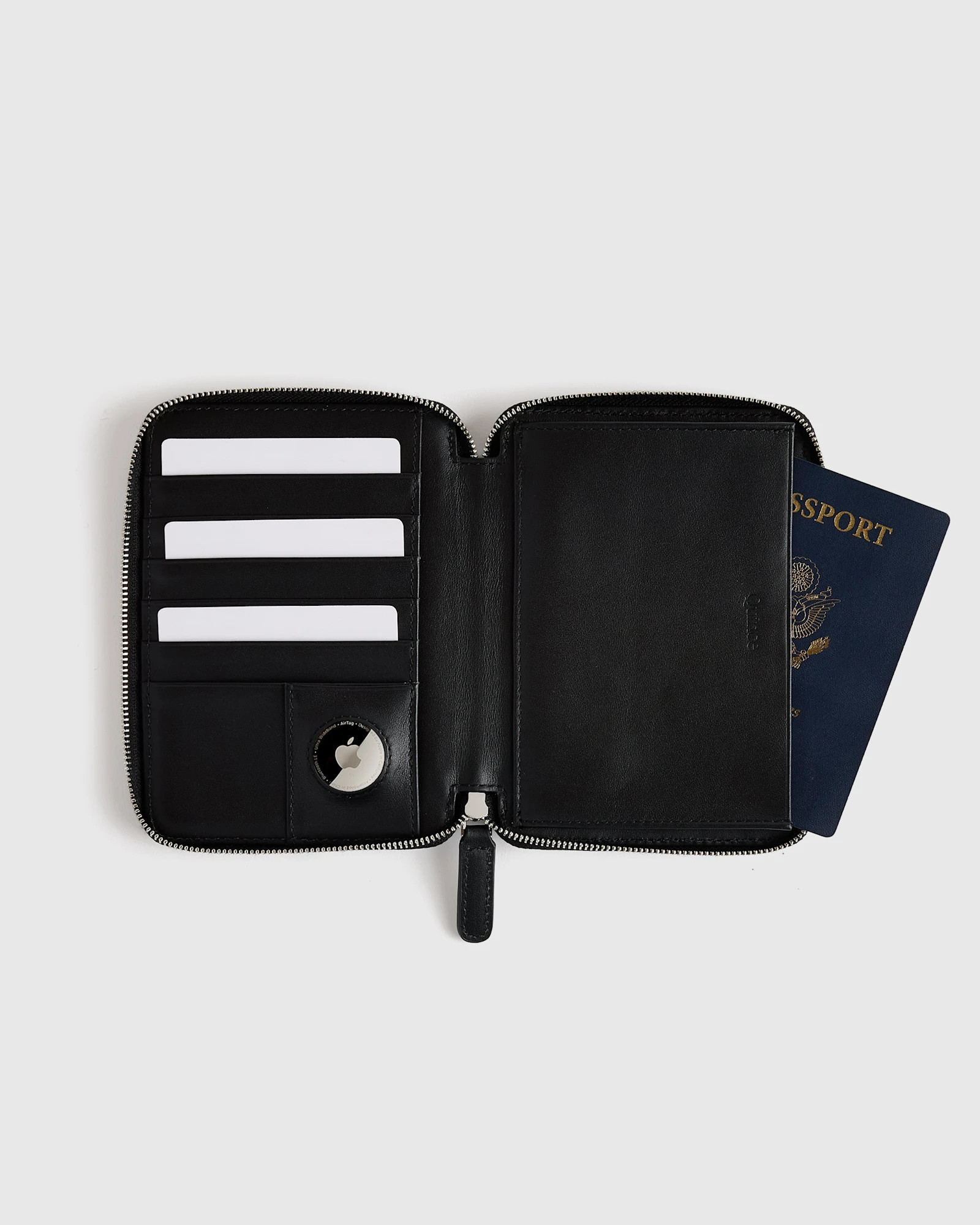 Nappa Leather RFID Zip Travel Wallet | Quince