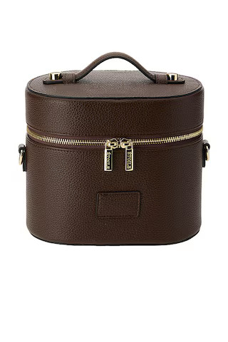 ETOILE COLLECTIVE Oval Toiletry Case in Espresso from Revolve.com | Revolve Clothing (Global)