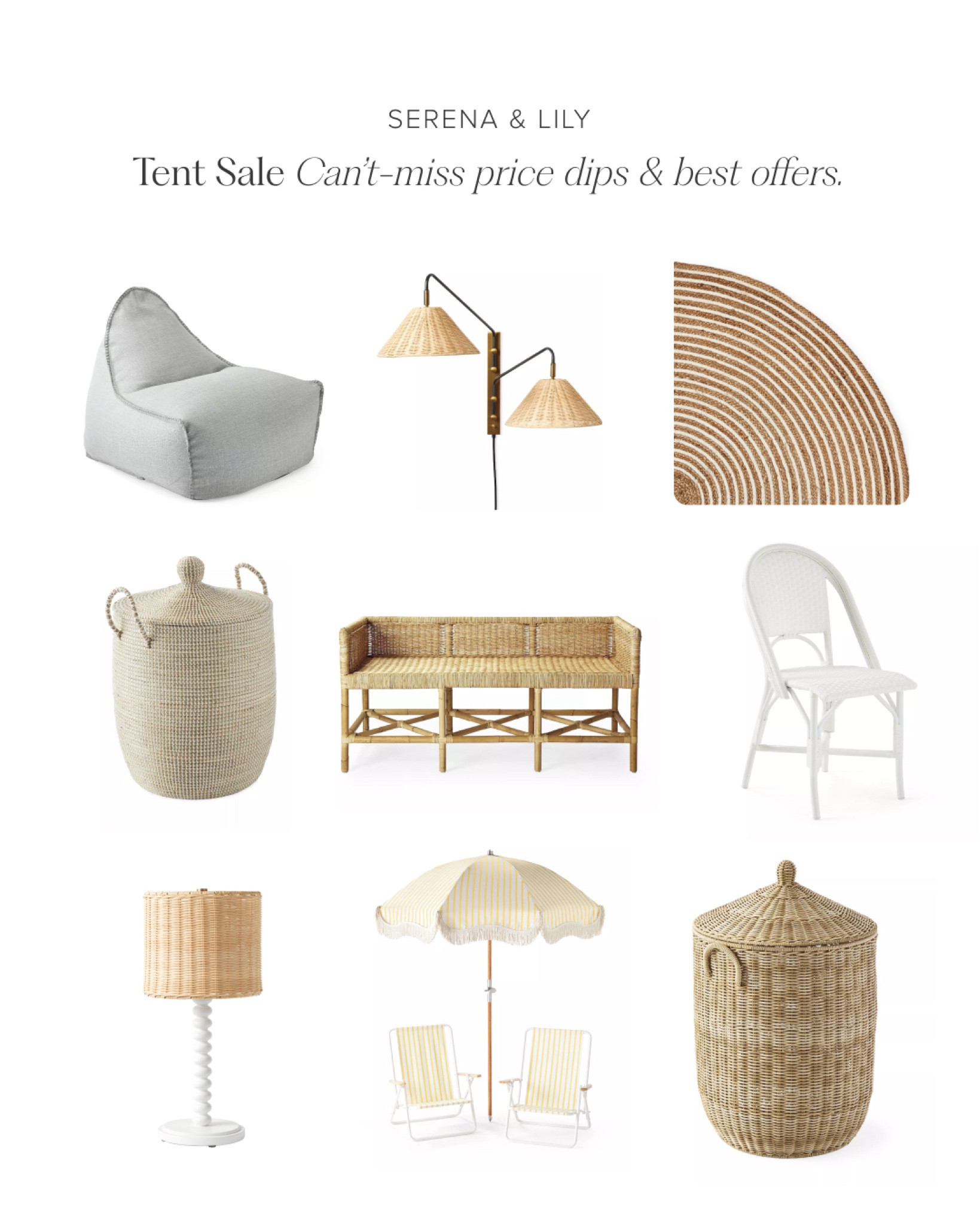 Serena and Lily: through tomorrow, they are offering an extra 20% off at their Summer Tent Sale with code EXTRA20!*

#LTKSummerSales #LTKHome #LTKStyleTip