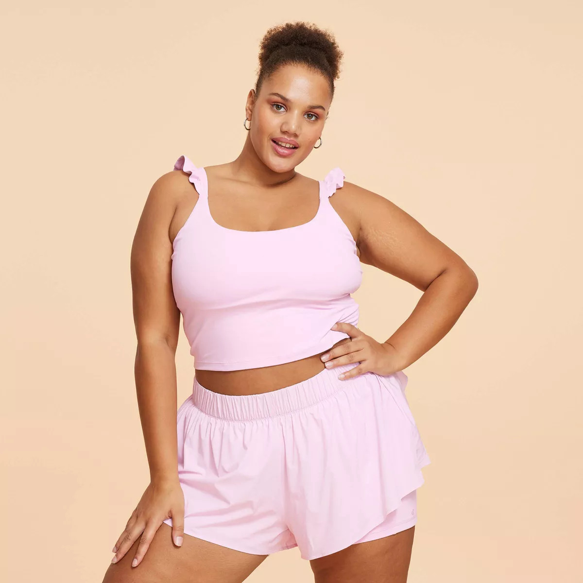 Blogilates Women's Ruffle Tank Top | Target
