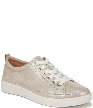 Winny Leather Detail Lace-Up Sneakers | Dillard's