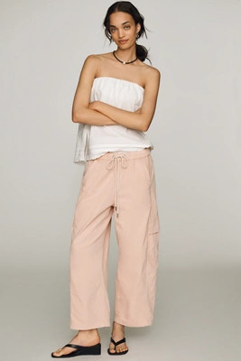 Izzie Relaxed Pull On Cargo Barrel Pants | Anthropologie (US)