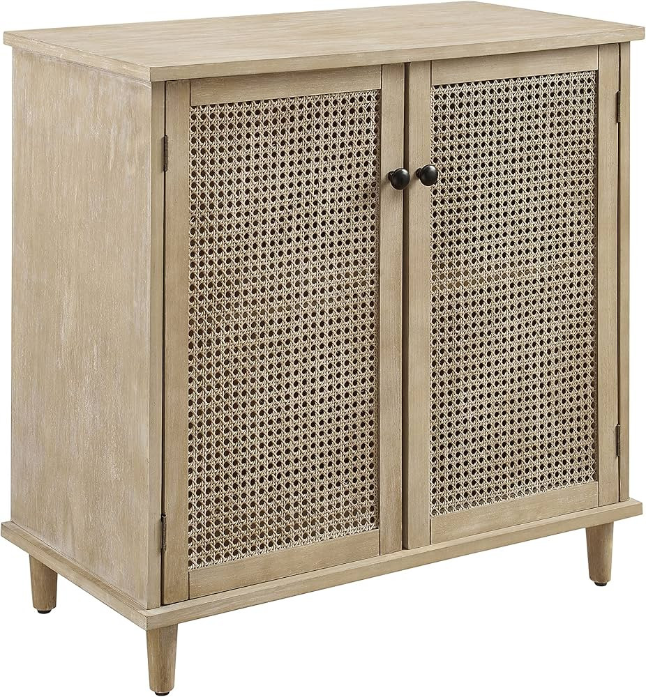 Fat Ant Rattan Sideboard Buffet with Storage, Natural Woven Design Accent Kitchen Cabinet with So... | Amazon (US)